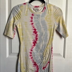 Guess Tie-Dye Ruched Dress